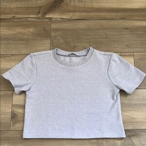 Light Purple Short Sleeve Top